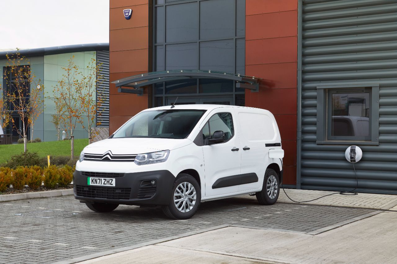 citroen, e-berlingo, van, electric, electric van, white